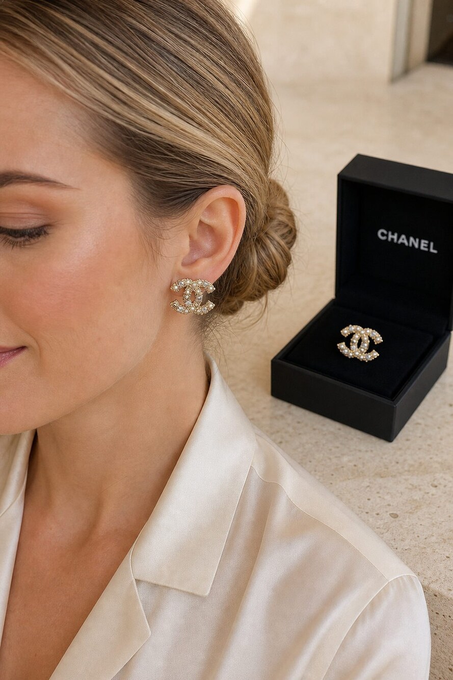 CHANEL Classic Parisian Earrings Style 22 | New with Box - Picture 9 of 9